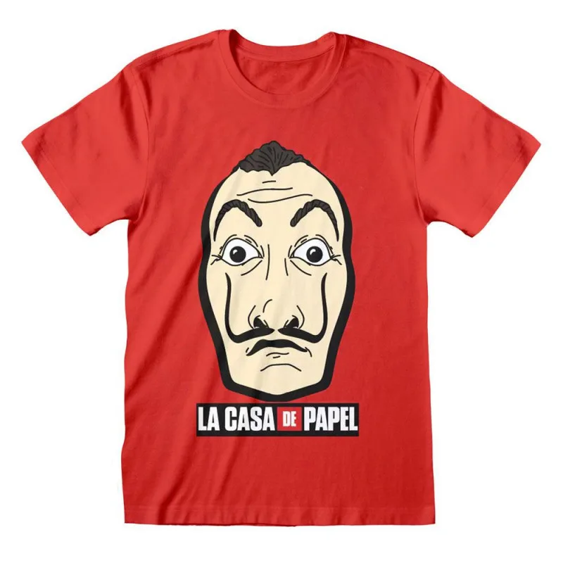 La Casa de Papel (Papierový dom) - Mask and Logo (tričko)