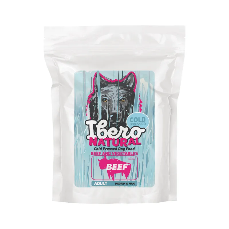 IBERO GF Ibero Cold Press Dog Adult Medium/Large Beef - 3kg