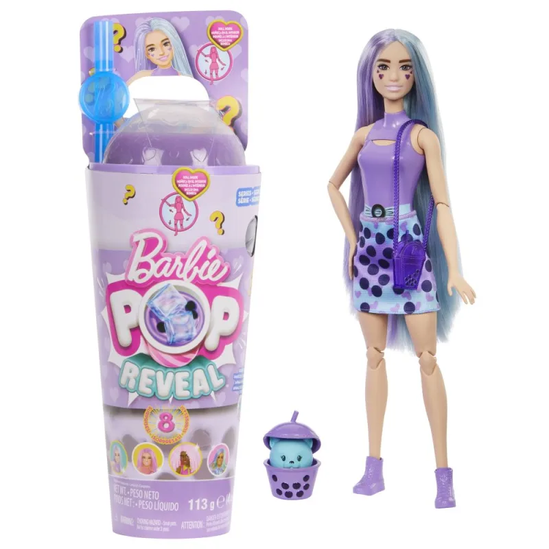 Mattel BRB POP REVEAL BARBIE BUBBLE TEA ASST