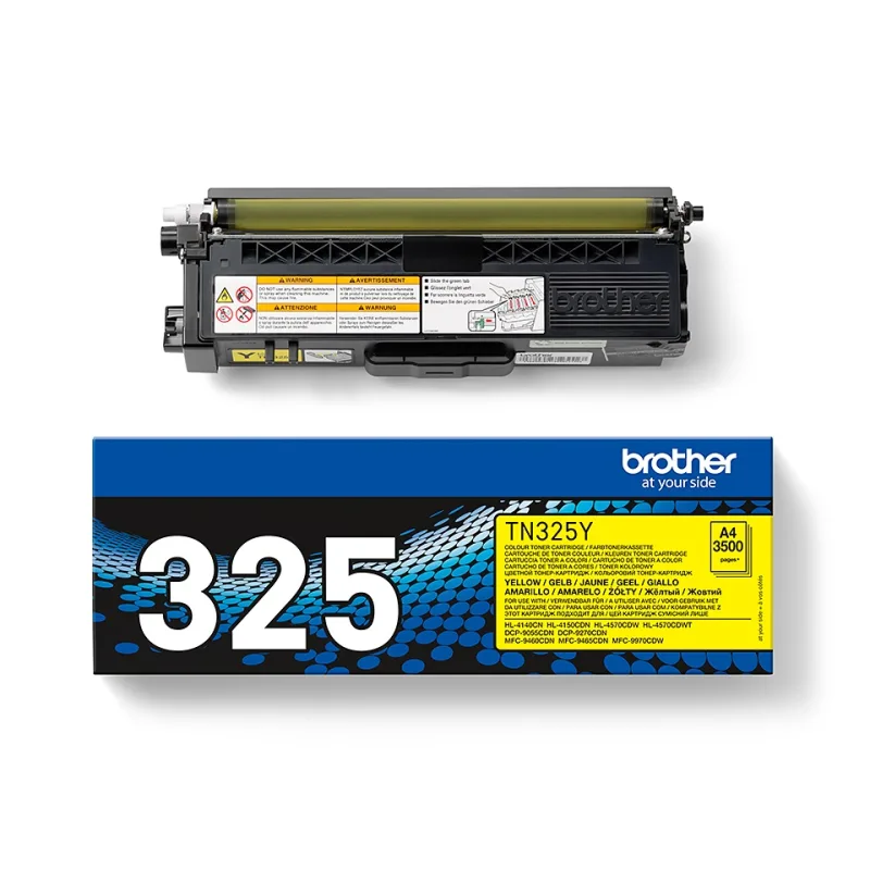 Brother TN-325Y, toner yellow, 3 500 str. TN325Y