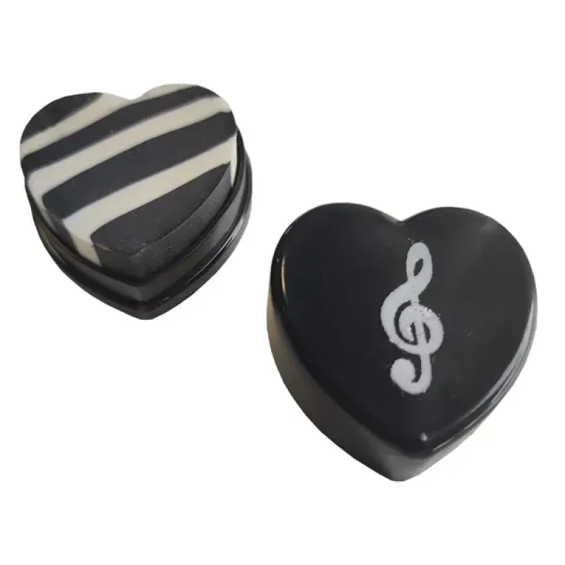 PPT Guma v krabičce - houslový klíč (černá)