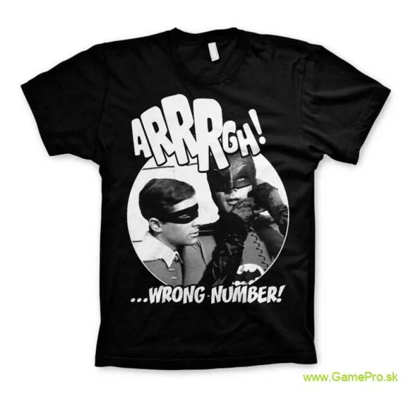 Batman Classic TV Series Wrong Number (tričko)
