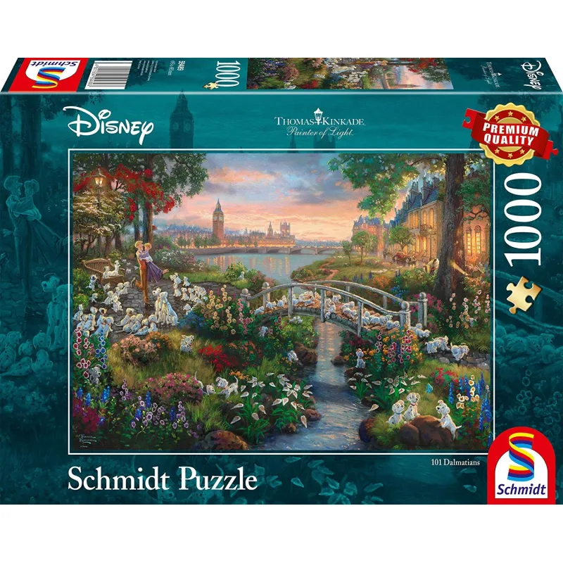 Schmidt Puzzle 101 Dalmatíncov 1000 dielikov