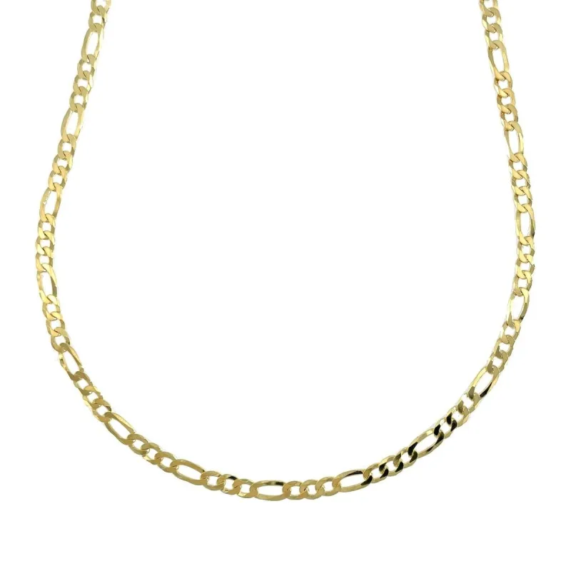 Strieborná pozlátená retiazka figaro dĺžka retiazky 45cm