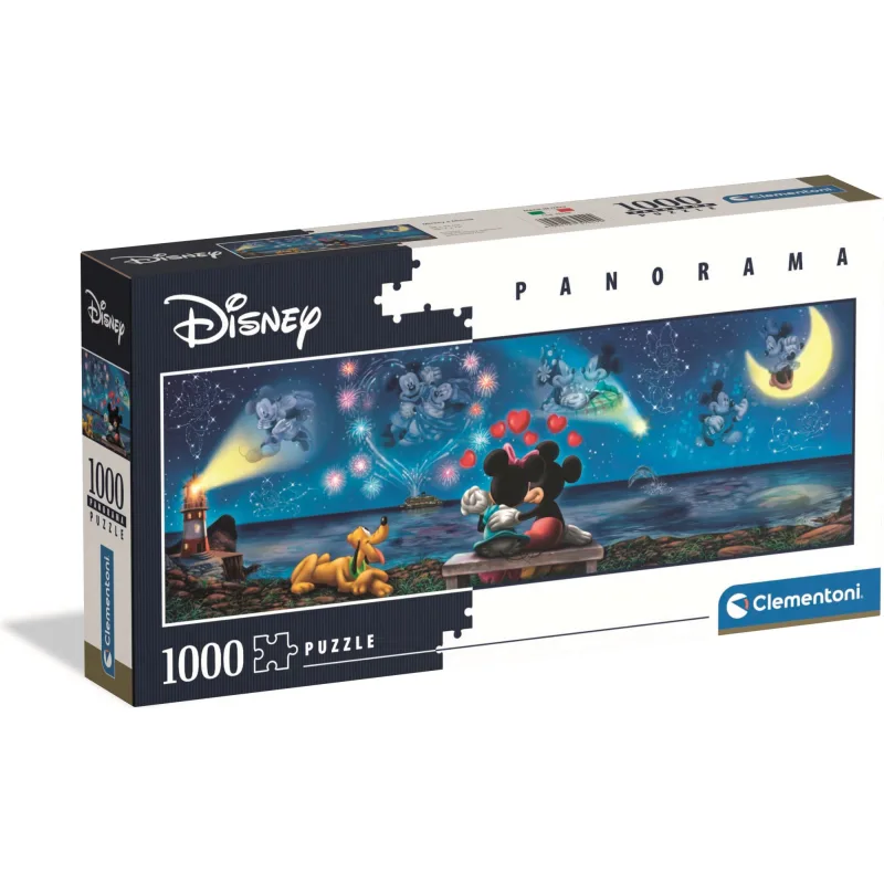 Panoramatické puzzle Clementoni 1000 dielikov Mickey&Minnie
