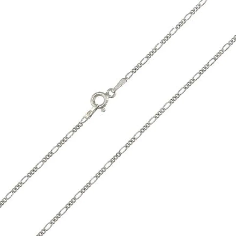 Strieborná retiazka figaro dĺžka retiazky 42cm