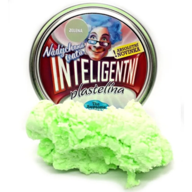 Inteligentní plastelína - Zelená vata