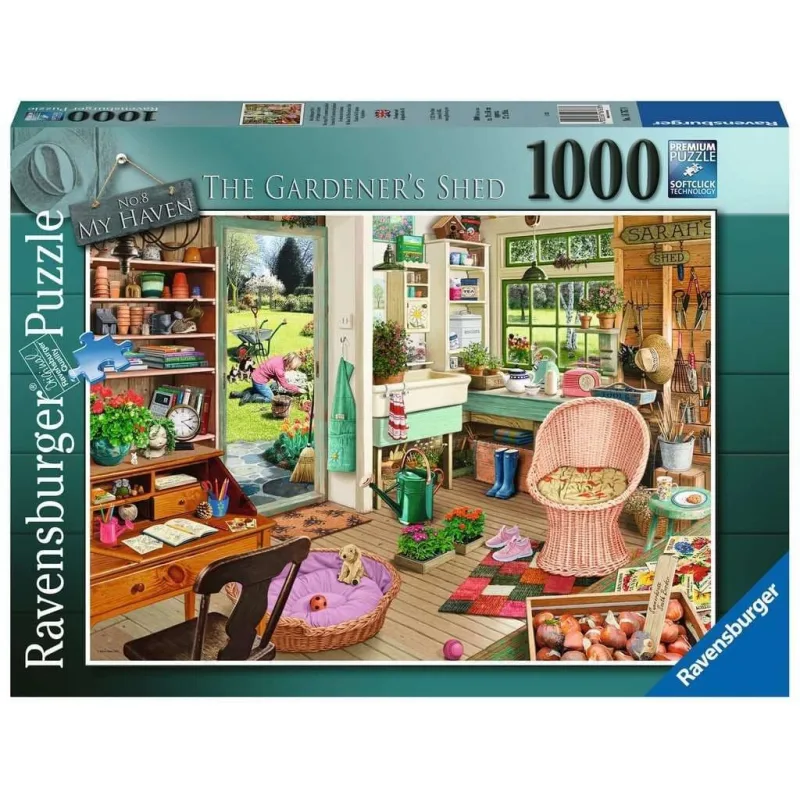 Puzzle Ravensburger 1000 dielikov My Haven č. 8 - Kôlňa
