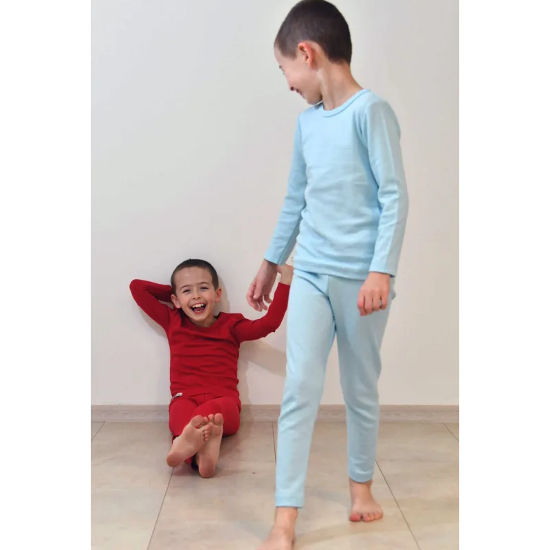 Termo spodky detské TERMOintima veľ. 110 až 152 - modrá svetlá, 122 -128