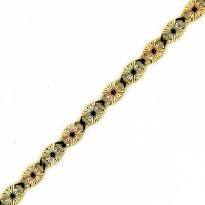 Zlatá retiazka z kombinovaného zlata KA GVCL/030/D1, 50, 1.61 g