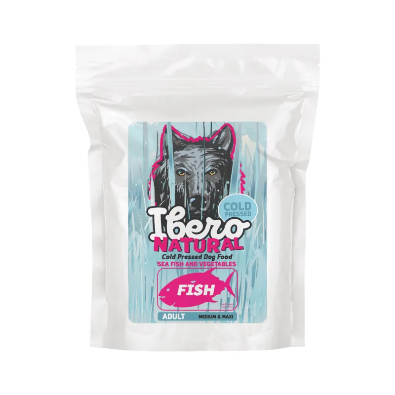IBERO GF Ibero Cold Press Dog Adult Medium/Large Fish - 4x3kg
