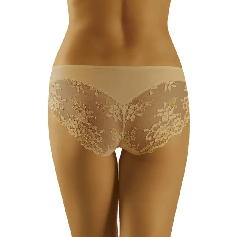 Dámske nohavičky s čipkou Aria béžové S