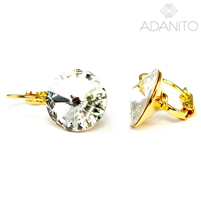 Náušnice s kryštálmi Swarovski Components ADANITO BK370102CG