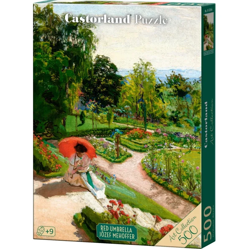 Castorland Puzzle Art Collection: Červený dáždnik 500 dielikov