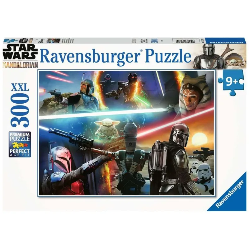 Ravensburger Puzzle Star Wars - Mandalorian: Krížová paľba XXL 300 dielikov
