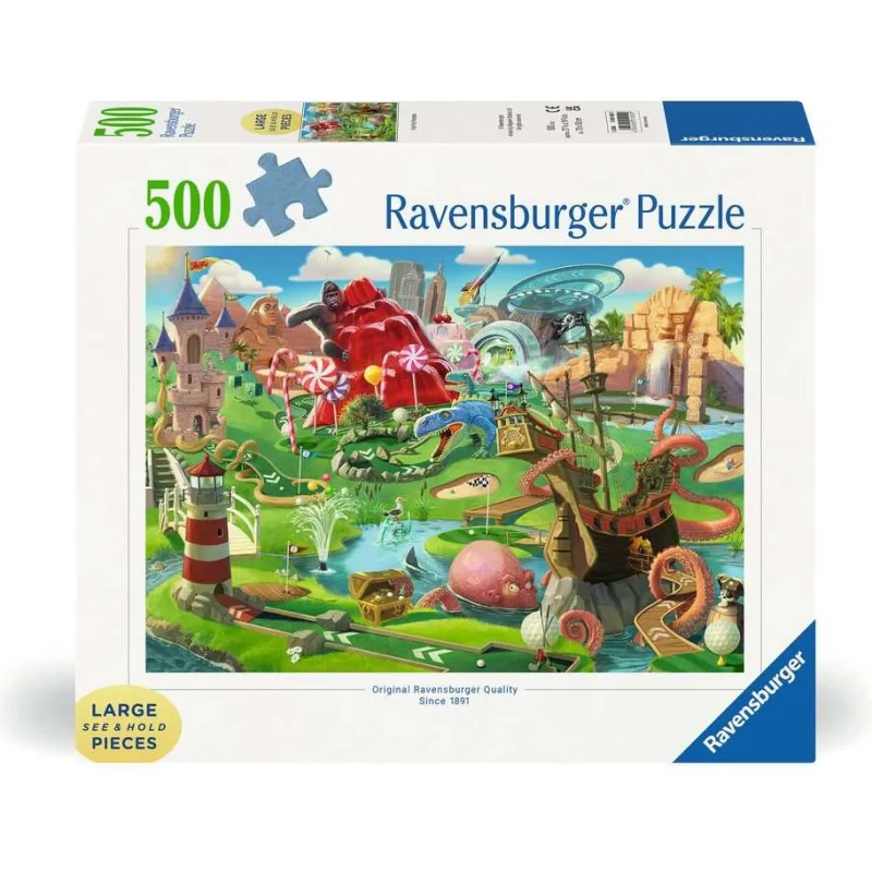Ravensburger Puzzle Minigolfový raj XXL 500 dielikov
