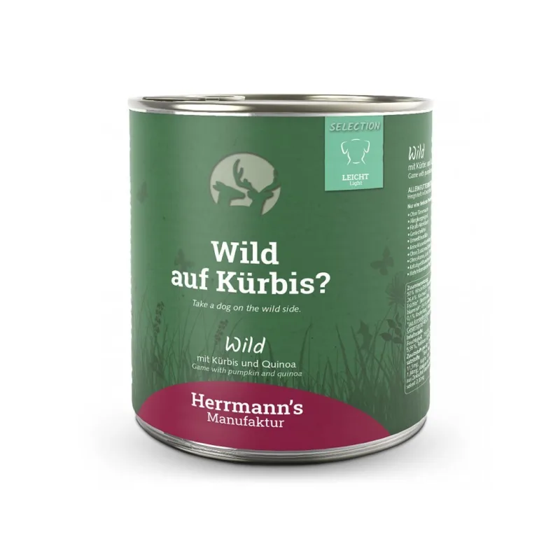 Herrmanns BIO Divina s dyňou a Quinou, konzerva 6x 800 g