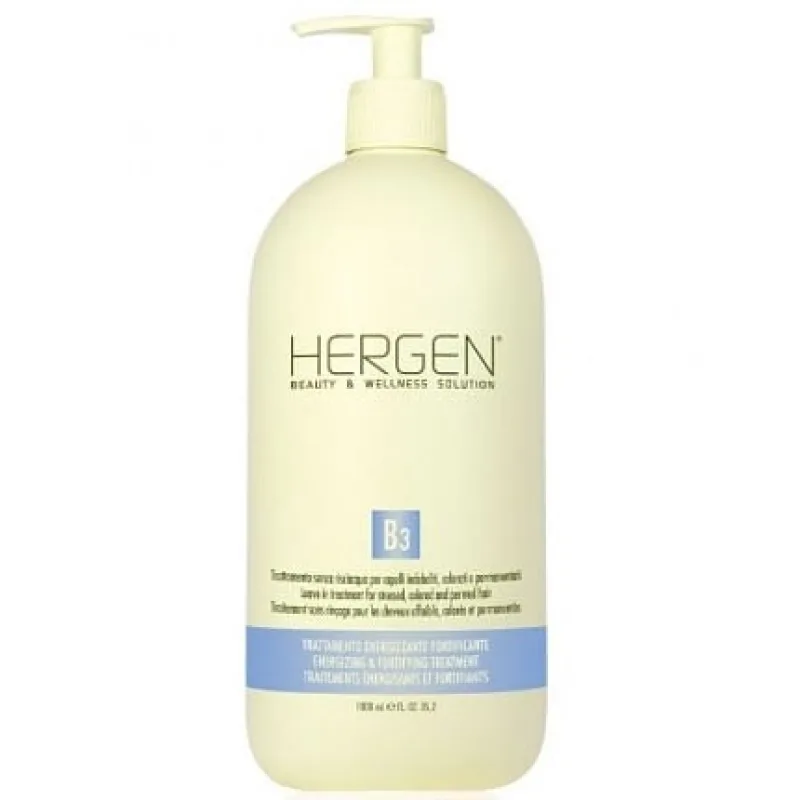 BES Hergen B3 Liečebná kúra 1000ml - pre farbené, po trvalej a oslabené vlasy