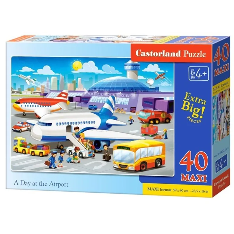 Castorland Puzzle Na letisku MAXI 40 dielikov