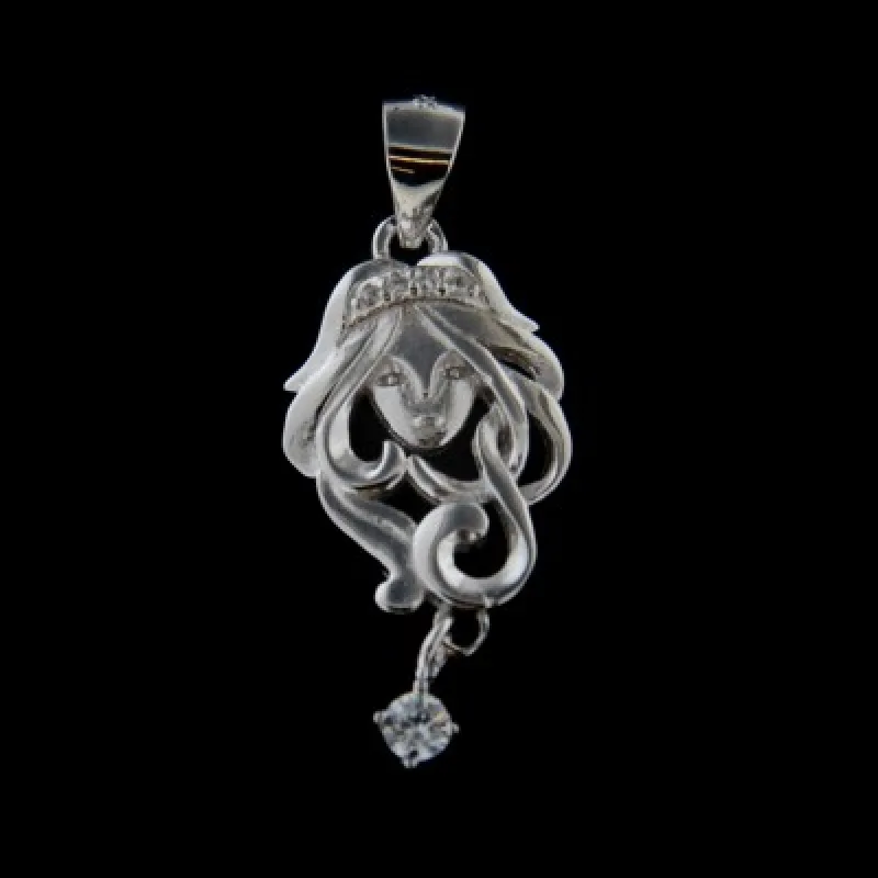 Strieborný prívesok s kameňom KA P2435