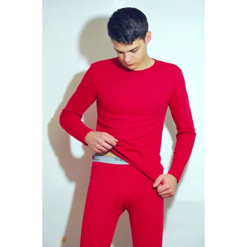 Termo tričko pánske TERMOintima Outdoor Klasik DR červené vel.S, M - M