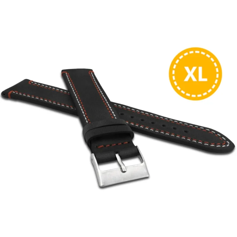 Kožený remienok na hodinky Sport Top Grain XXL LAVVU LSDXB24