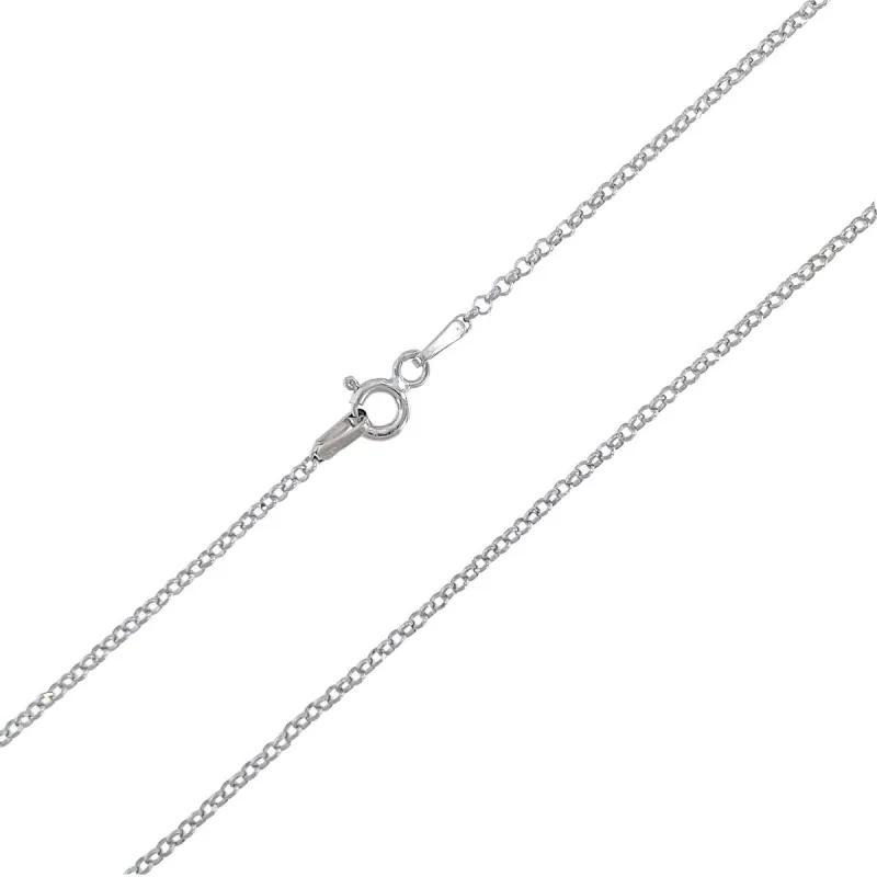 Strieborná detská retiazka brúsené rolo dĺžka retiazky 36cm