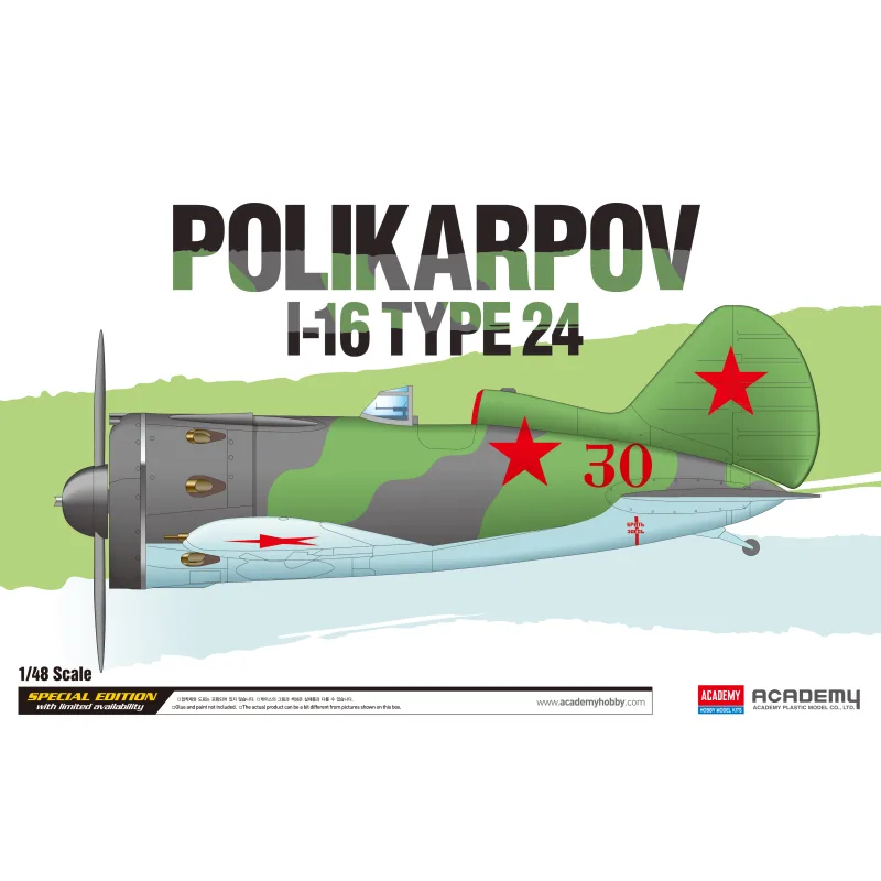 Academy Model Kit lietadlo 12314 - Polikarpov I-16 Typ 24 LE: (1:48)
