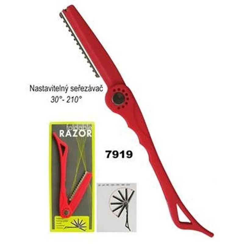 DUKO-EXIM DUKO Britvy Foldable Razor - nastavitelnný zrezávač na vlasy 30-210 °