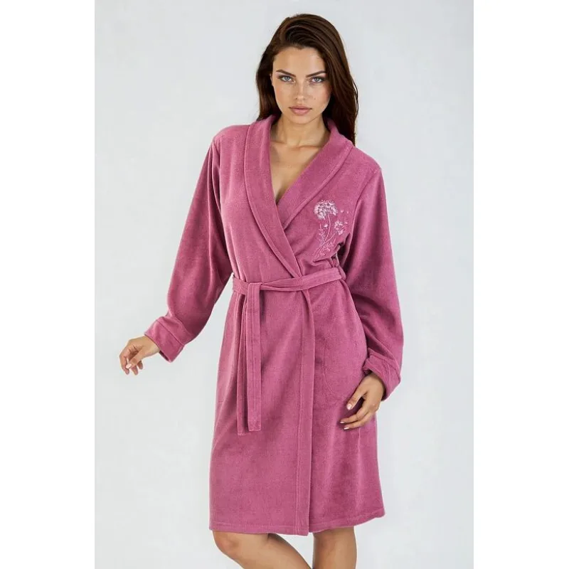 Dámsky župan froté Hannah staroružový 3XL