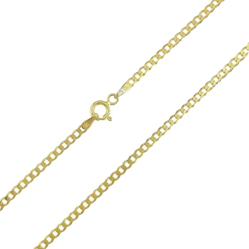 Strieborná pozlátená retiazka pancr dĺžka retiazky 50cm