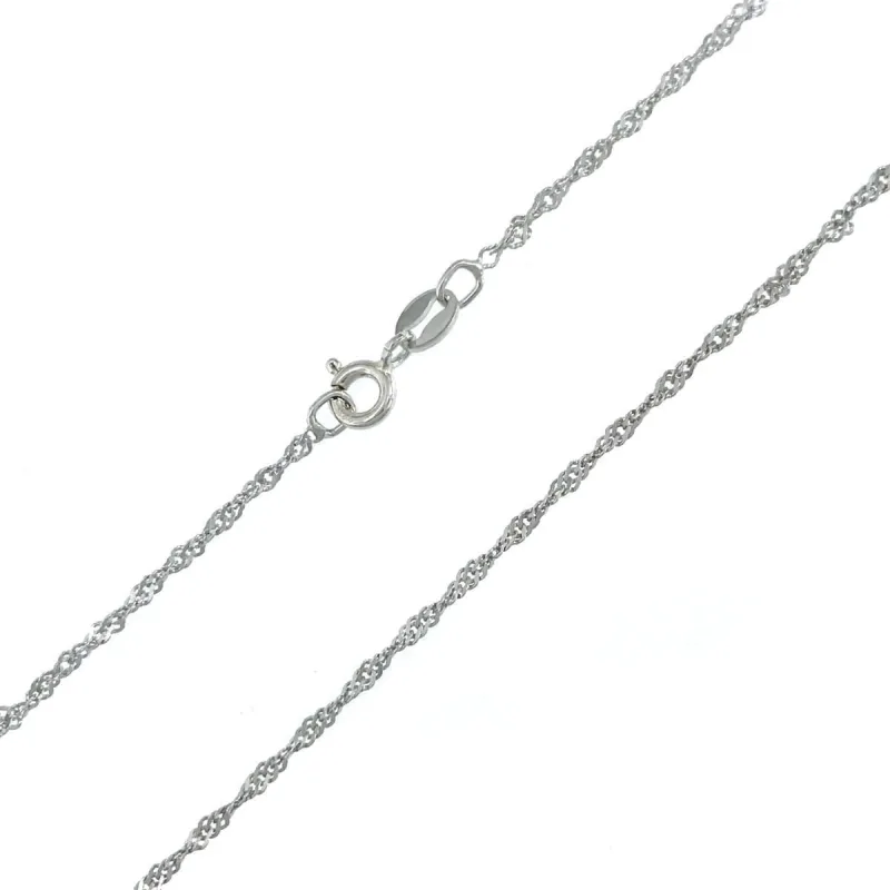 Strieborná detská retiazka lambáda dĺžka retiazky 38cm