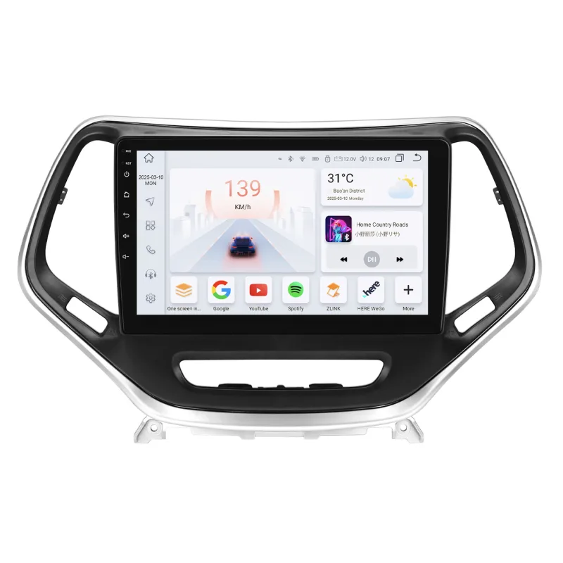 HIZPO KXJPCRK103 Autorádio 10,1" Android pro Jeep Grand Cherokee IV (WK2 facelift) Model: S101008 (8+128GB) CHRKXJPCRK103_S101008