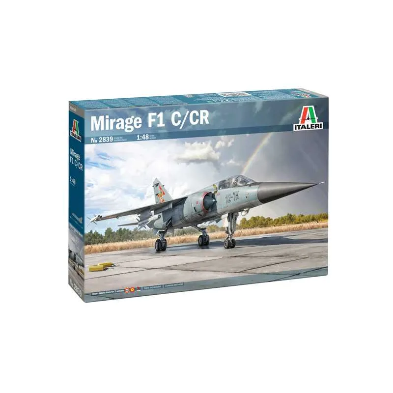 Italeri Model Kit lietadlo 2839 - Mirage F.1 C/CR (1:48)