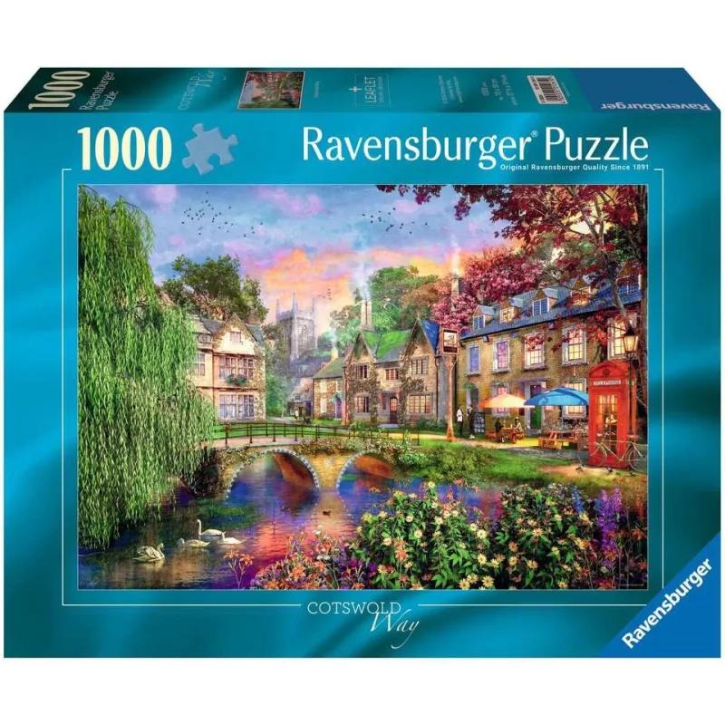 Puzzle Ravensburger 1000 dielikov Cotswoldská cesta
