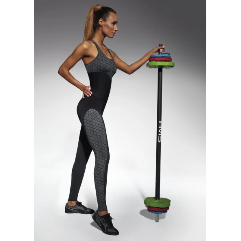 BAS BLACK ESCAPE černá + šedá M polyester / elastan