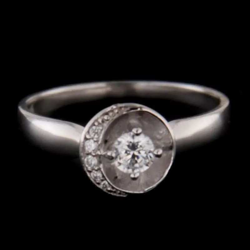 Strieborný prsteň s kameňom KA R2404, 53