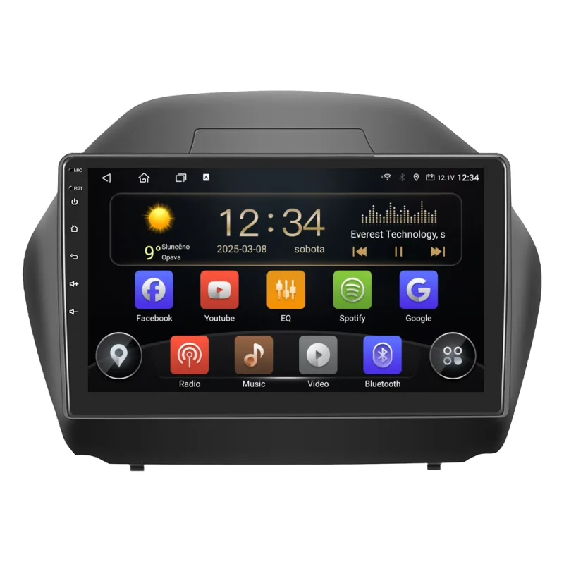 Isudar 2DIN autorádio T72-IEV39 Android, Hyundai ix35 B243