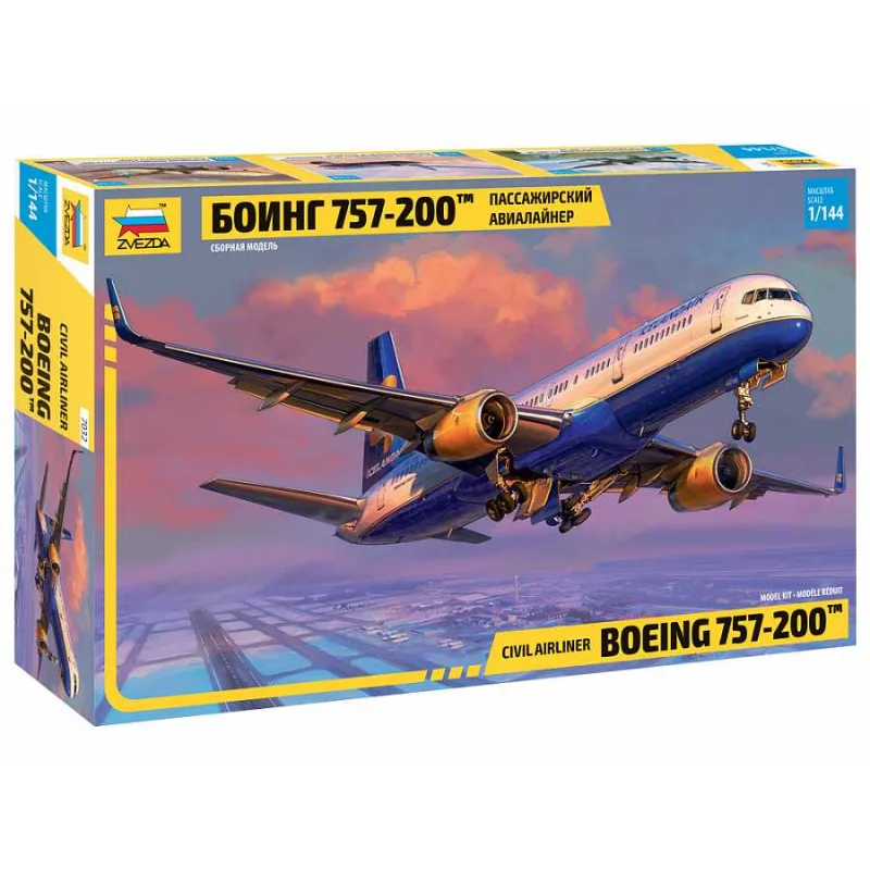 Zvezda Model Kit lietadlo 7032 - Boeing 757-200 (1:144)