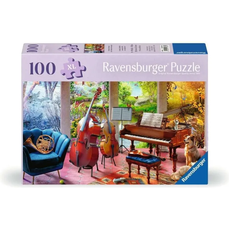 Puzzle Ravensburger 100 dielikov XL Štyri ročné obdobia v hudbe