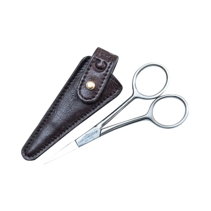 Zastrihávacie nožnice na fúzy a fúzy CAPTAIN FAWCETT Grooming scissors