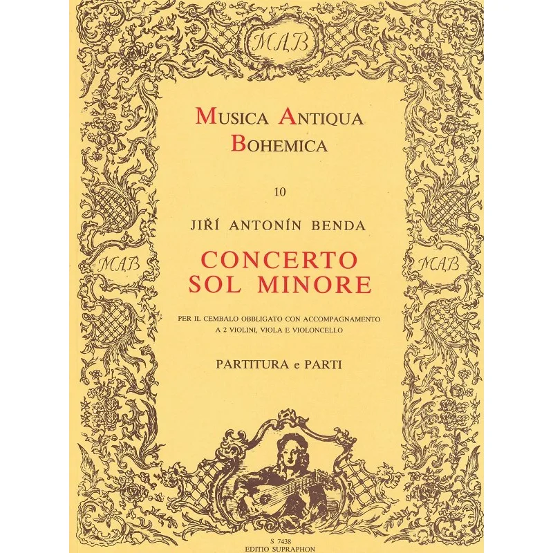 Bärenreiter Koncert g moll pro cembalo a smyčce