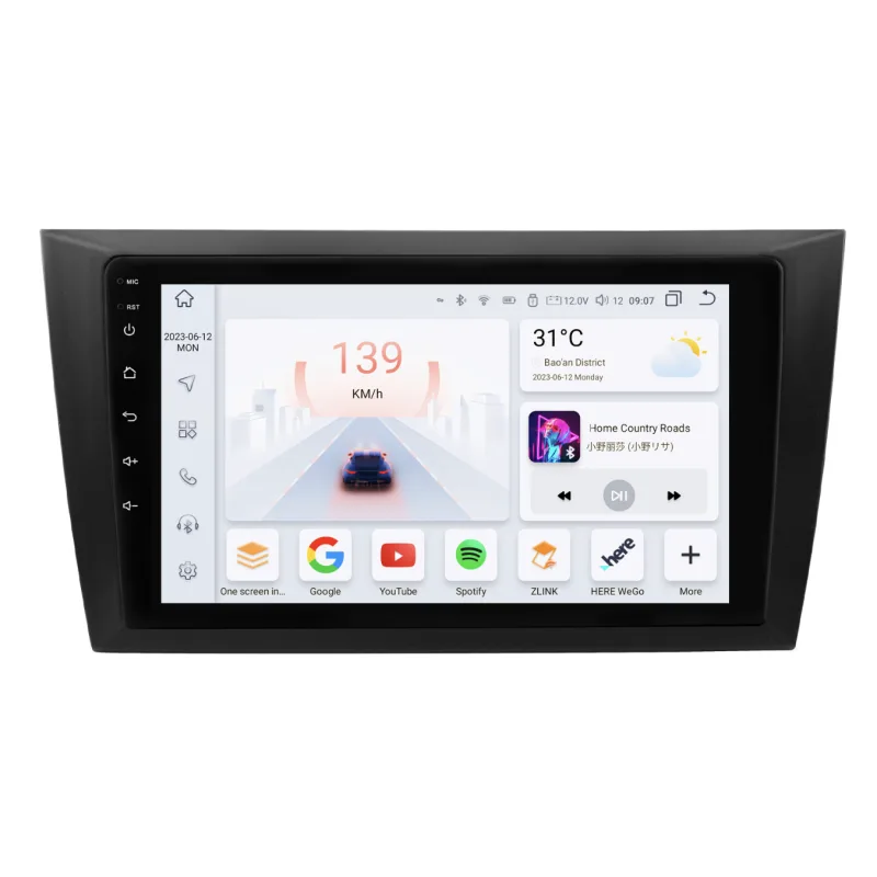 HIZPO KXVWGF91 Autorádio 9" Android 13 pro Volkswagen Golf 6 Model: S9006 (6+64GB) CHR2510