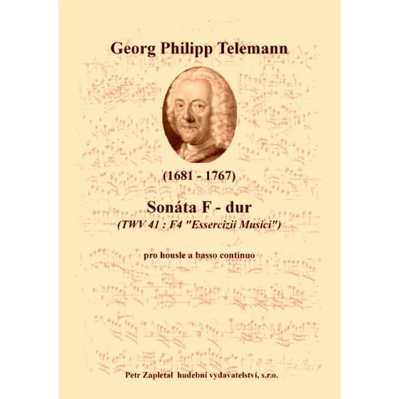 NotaNota Sonáta F - dur (TWV 41:F4, „Essercizii Musici“)