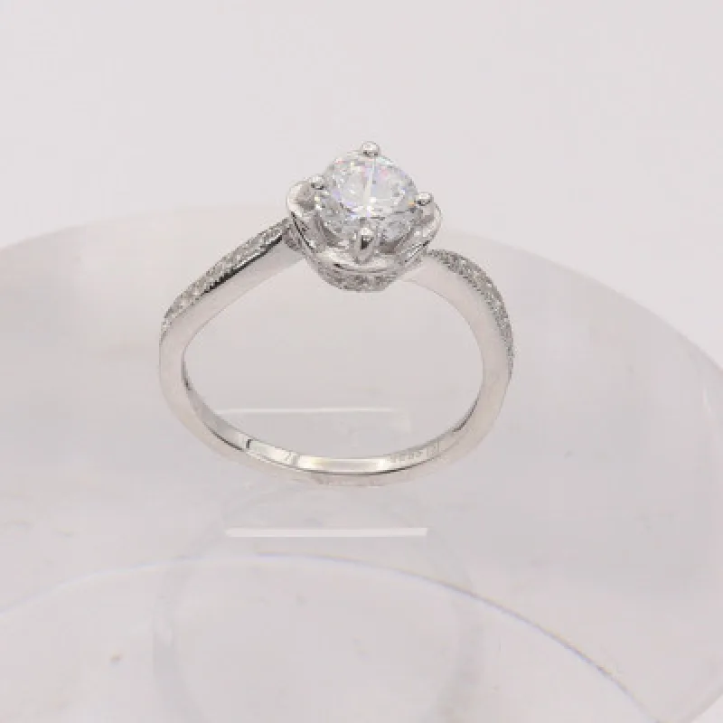 Strieborný prsteň s kameňom KA R2935, 55