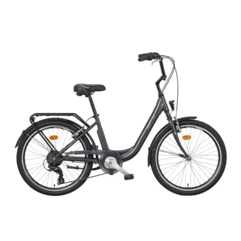 LIBERTY Městské kolo Rue 6spd 24" 2026 antracitové