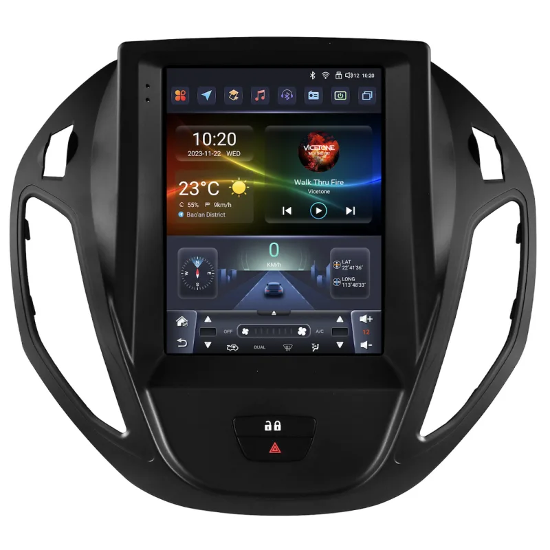 HIZPO FDTRS9701 Autorádio 9,7“ Android 13 Ford Transit Tourneo Model: 6S9701 (6+64GB) - Typ A CHR3299_6S9