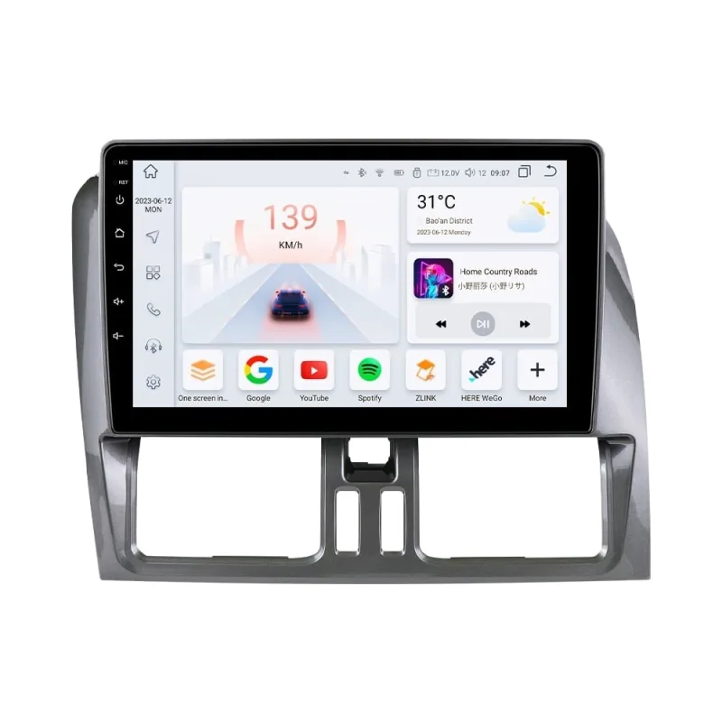 HIZPO KXVVXC6091/2 Autorádio 9" Android pro Volvo XC60 Varianta: (2008-2013), Model: S9008 (8+128GB) CHR2256_200