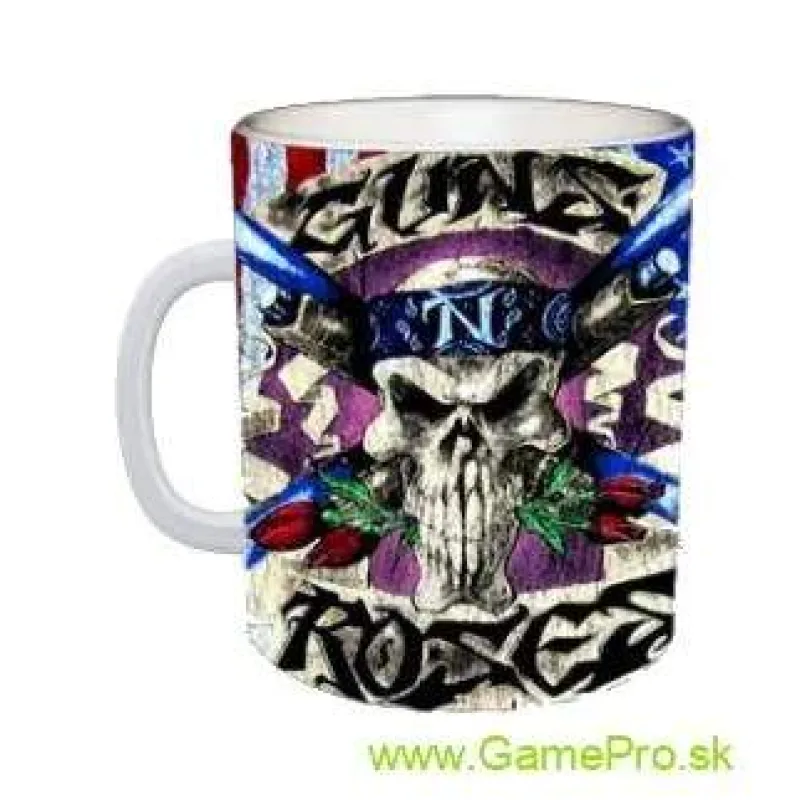 Guns N Roses hrnček Skull Flag