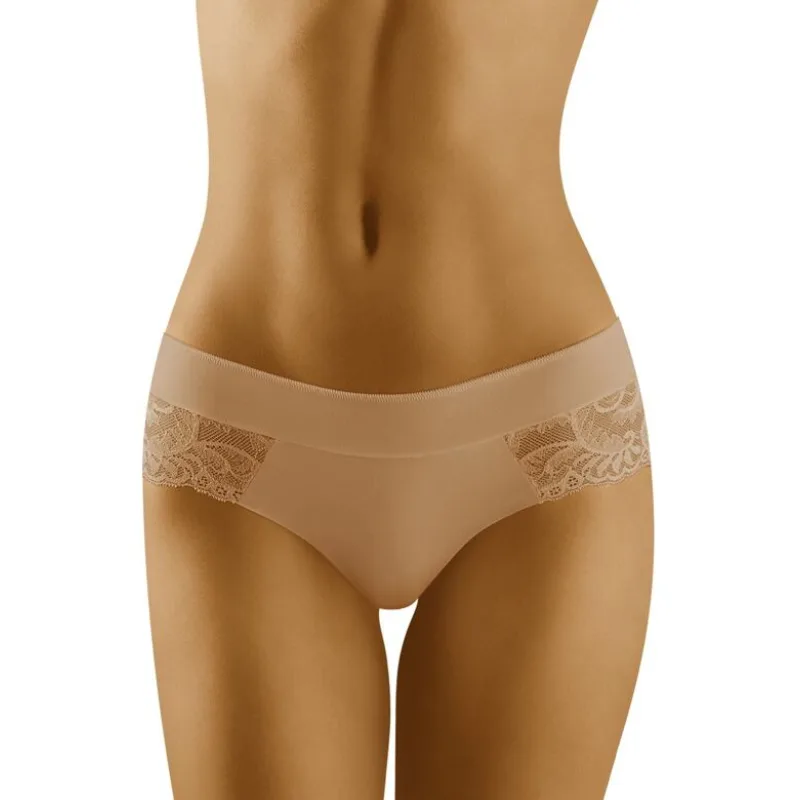 Dámske nohavičky s čipkou Cara béžové M